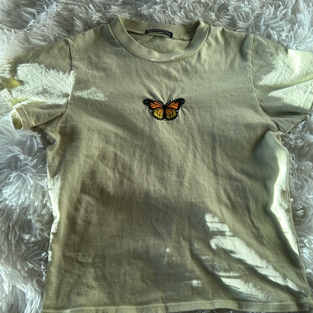 Brandy Melville pastel green medium shirt
